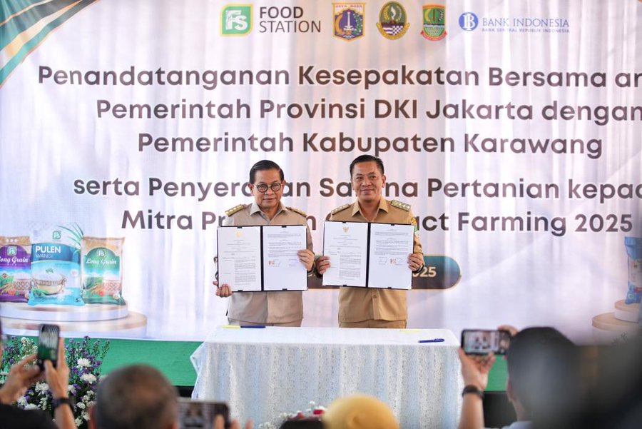 DKI Gandeng Karawang, Amankan Pasokan Beras Jakarta Lewat Skema Sawah Produktif